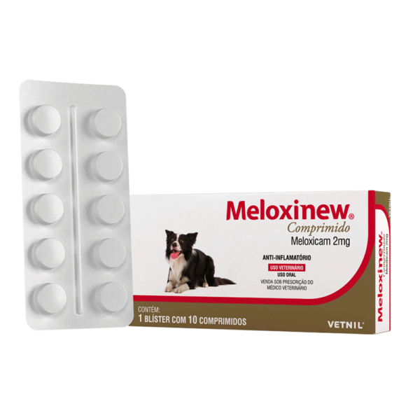 Meloxinew 1 blíster com 10 comprimidos – Meloxicam 2mg